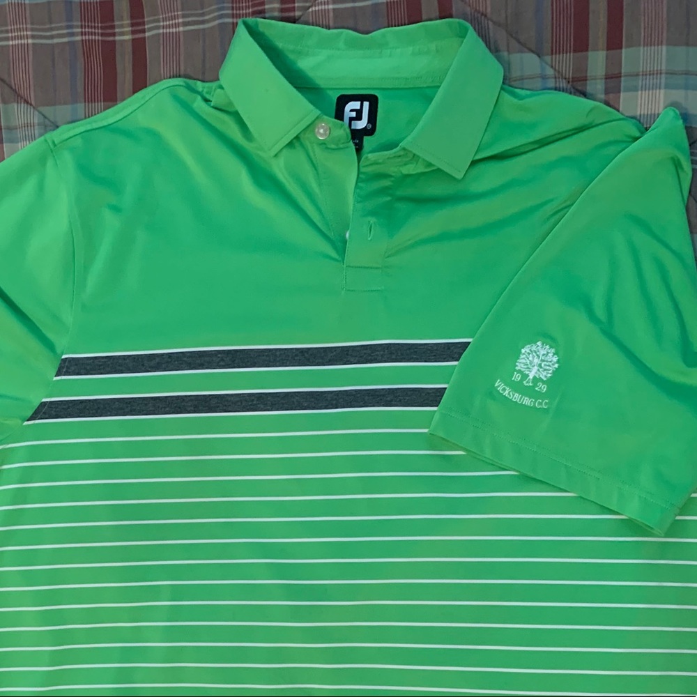FootJoy polo from Vicksburg Country Club logo
